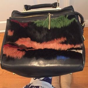 3.1 Phillip Lim Multicololor Fur Ryder Satchel